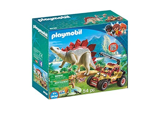 Playmobil 9432 - Explorateur avec véhicule et stégosaure