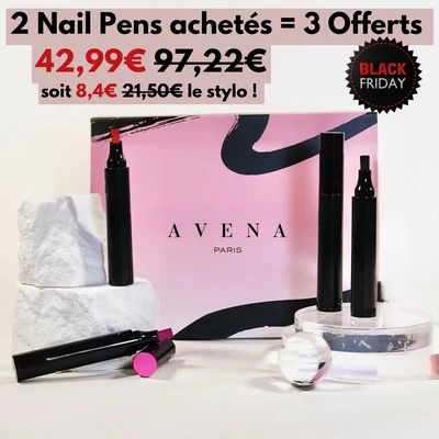 5 Nail Pens Offre Black Friday