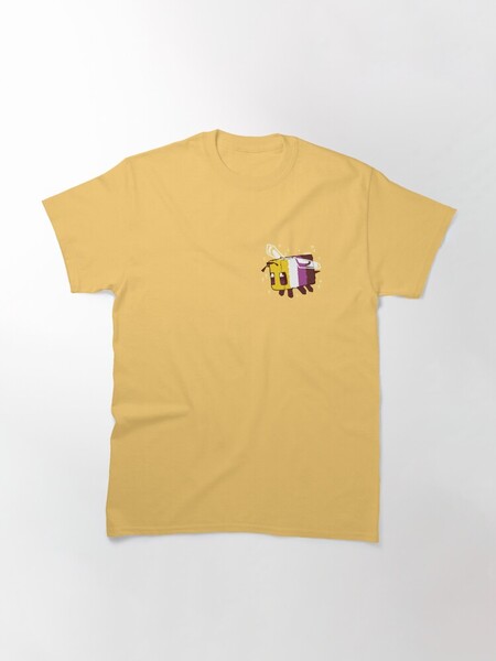 Abeille Minecraft Fierté non binaire | T-shirt classique