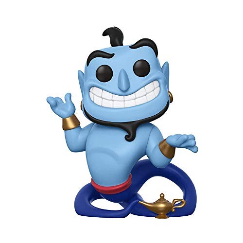 Funko- Figurines Pop Vinyl: Disney: Aladdin: Genie with Lamp Collectible Figure, 35757, Multcolour