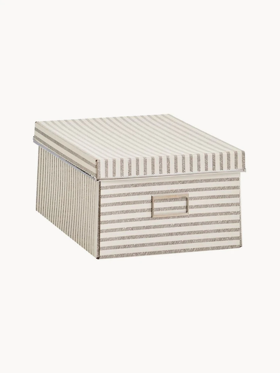 Boîtes de rangement Stripes, lot de 2 | Westwing