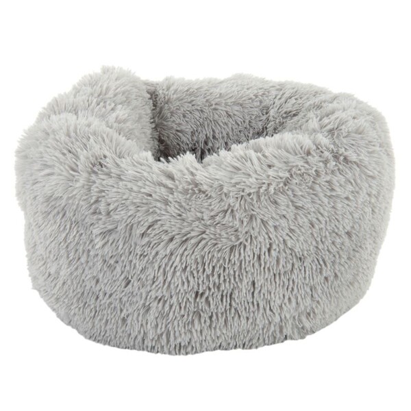 Panier Mochi gris clair pour chat et petit chien