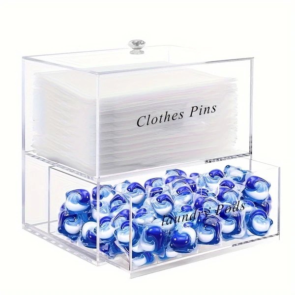 boîte rangement gel lessive en perles distributeur - Temu France