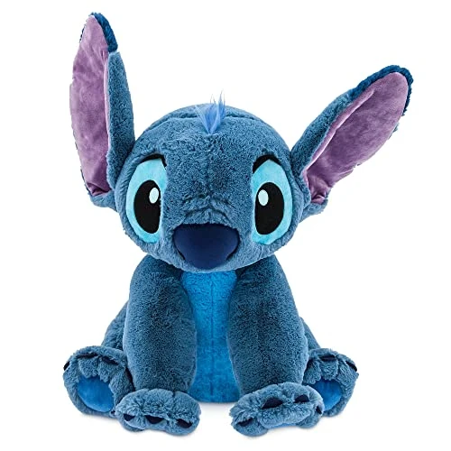 Disney Store Peluche Stitch de Grande Taille, Lilo &amp; Stitch, 55 cm, Personnage câlin en Peluche, Petit Alien avec détails brodés et Toucher Doux