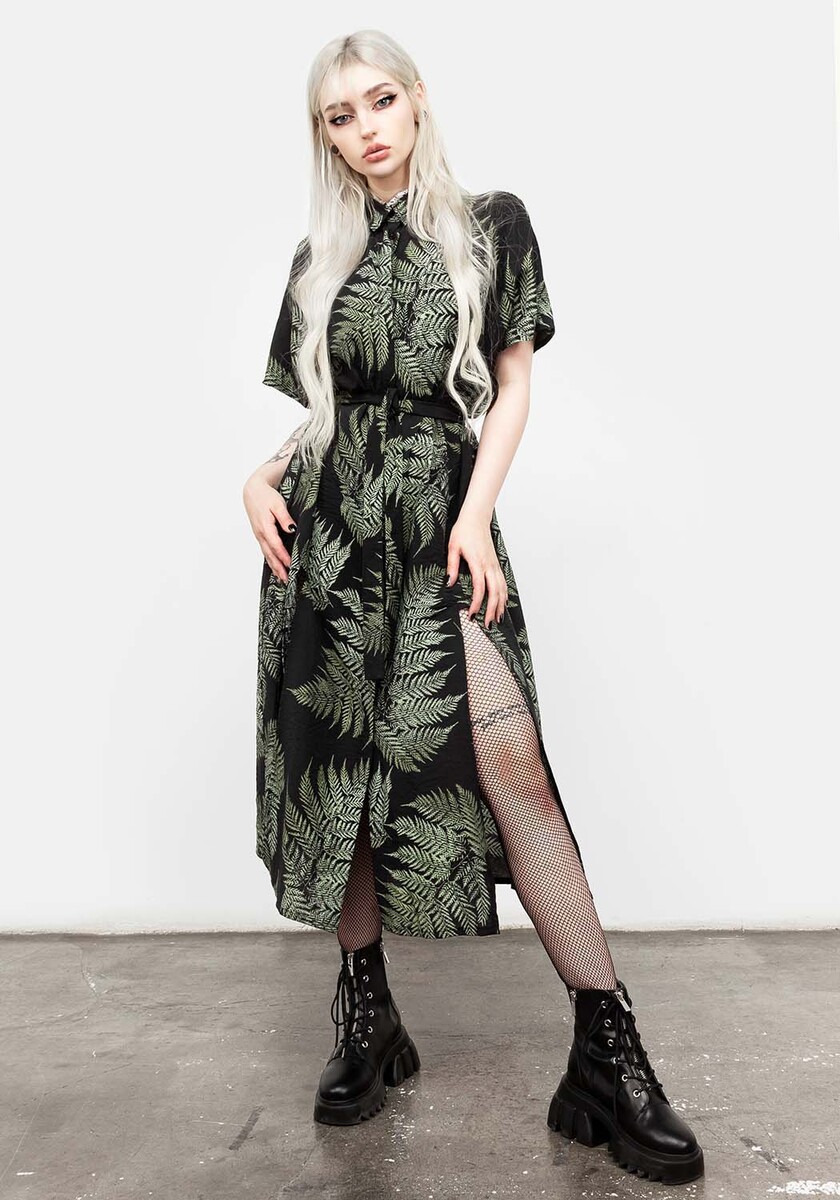 Fern Midi Shirt Dress