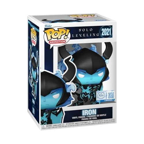 Funko Pop! Plus: Solo Leveling - Iron - 1 Chance sur 6 D'avoir Une Variante Rare Chase - Brille dans Le Noir - Exclusivité Amazon - Idée de Cadeau
