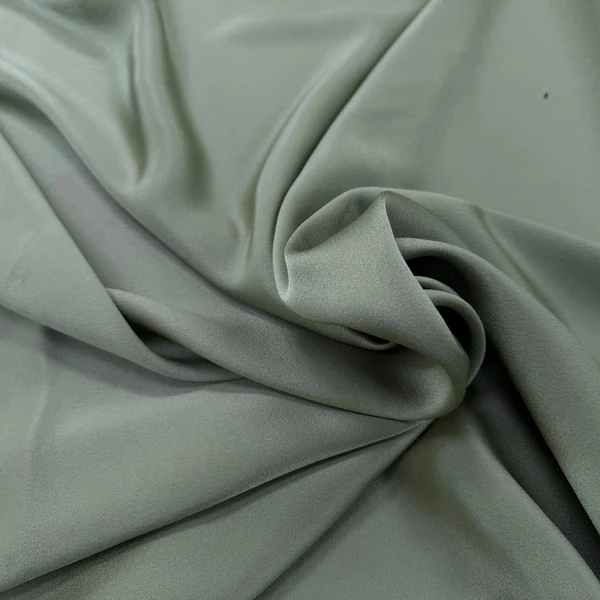 CREPE ENVERS SATIN VISCOSE ET ACETATE MAT SAUGE