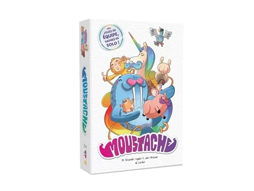 Moustache - Jeu de Société - Jeu de Plis Amusant et Tactique - 3 à 6 Joueurs - Dès 10 Ans - Accessible : idéal en Famille ou Entre Amis - Lumberjacks Studio