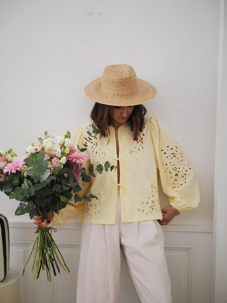 Blouse Isaé jaune - Manon Calleja