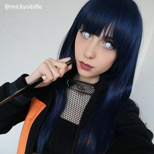 L-email Wig Hinata Hyuga Cosplay Wigs Sora No Method Shione Togaw