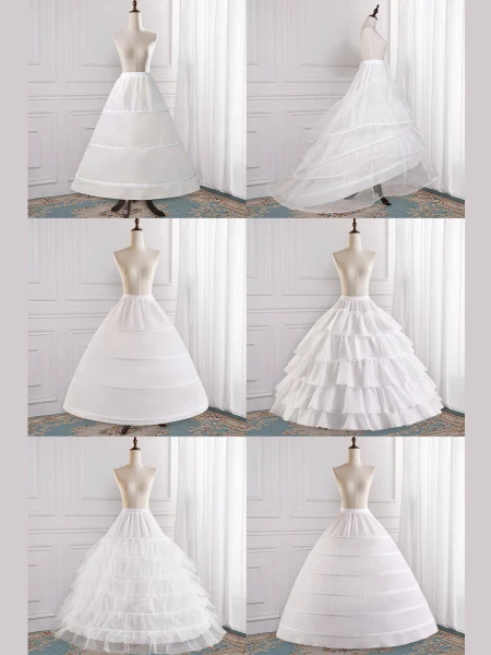 Jupon de mariage sous-jupe robe de bal Crinoline Slip pour robes de mariée robes de bal et formelles moelleux Tulle jupe cerceau de mariée - AliExpress 320