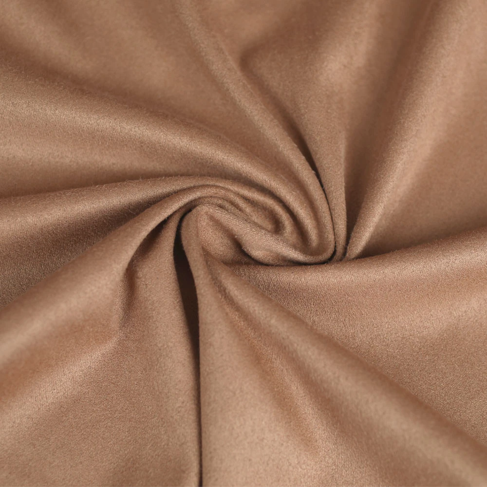 Tissu suédine camel | Pour couture de robes, vestes et autres habits