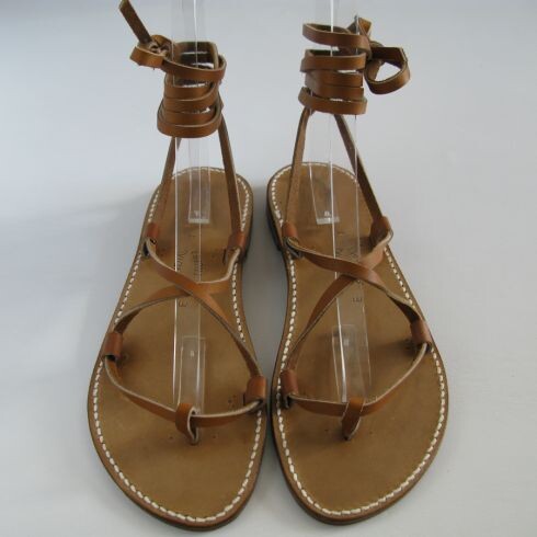 Les Tropeziennes - Bikini cuir - Sandales Rondini