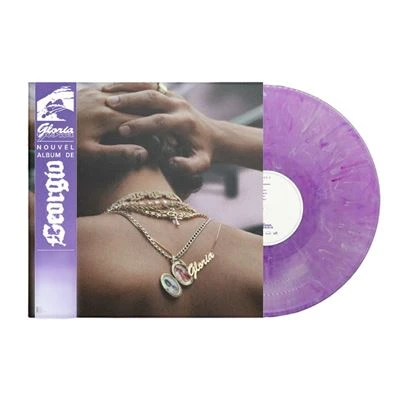 Gloria Vinyle Mauve Marbré