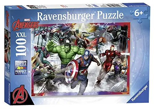 Ravensburger - Puzzle Enfant - Puzzle 100 p XXL - Les plus grands héros - Marvel Avengers - Dès 6 ans - 10771