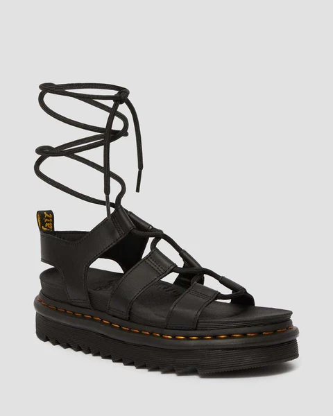 DR MARTENS Sandales Nartilla en cuir Hydro à lacets