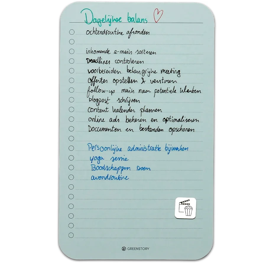 To do list sticky board 