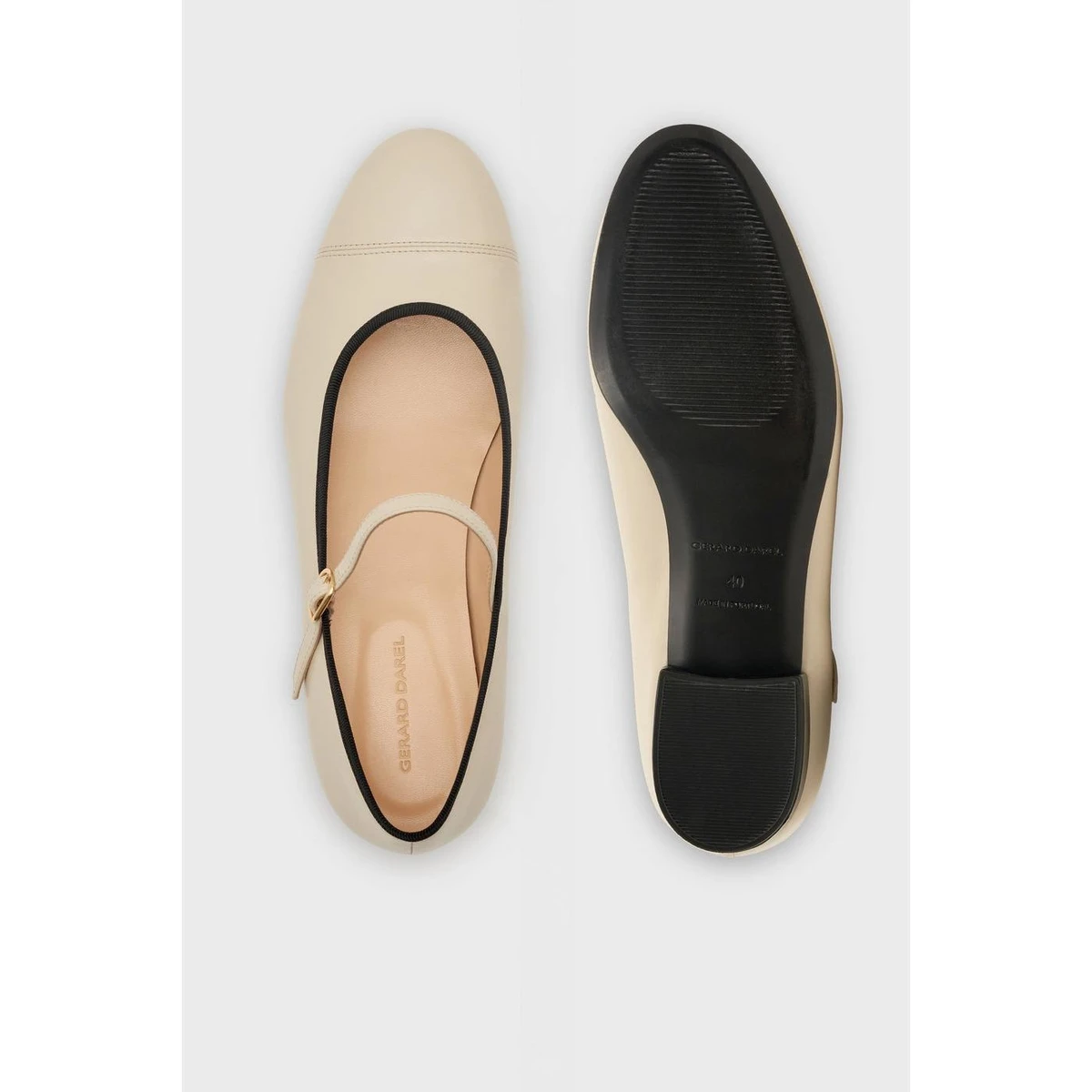 Chaussure Emilia - Ecru/Noir