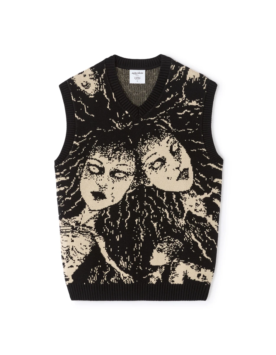 Junji Ito Collection - Pull sans manche noir TOMIE