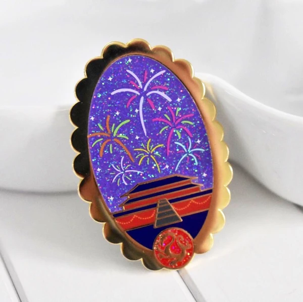 Emporer&#39;s Palace Skyline pin