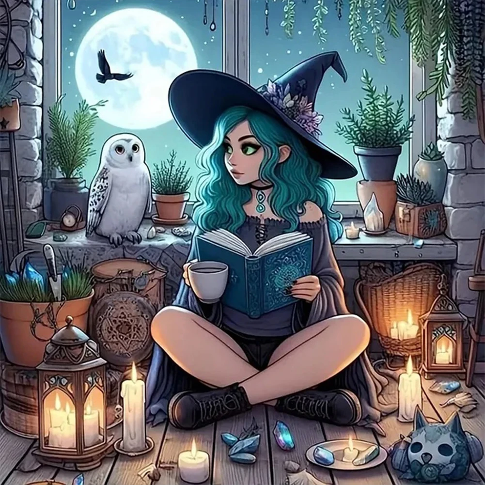 Diamond Painting - Full Round - Girl(80*80cm)