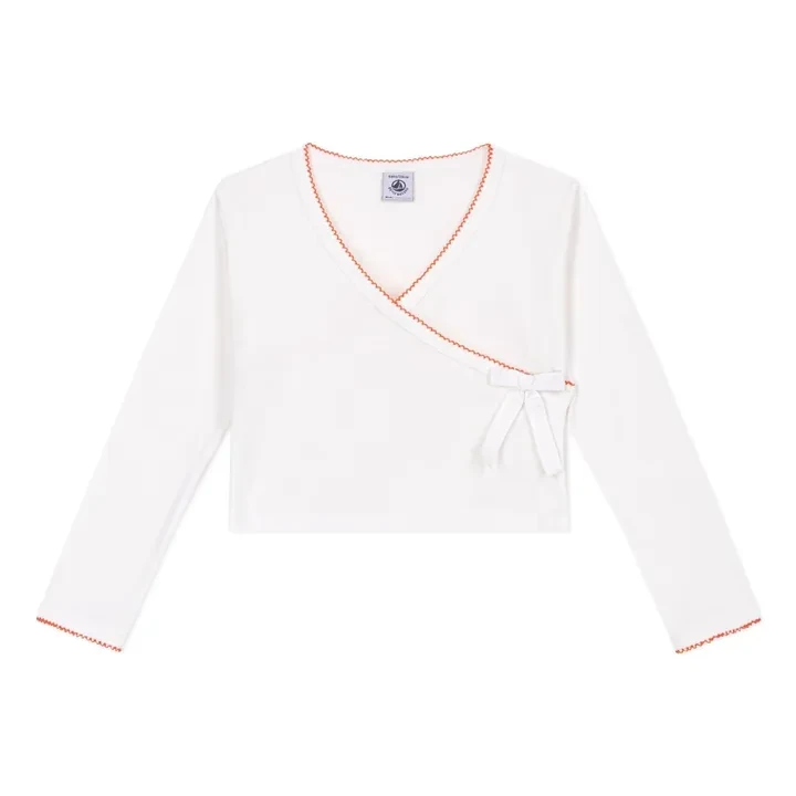 Gilet Cache Cœur Uni | Blanc