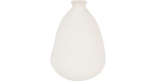 Vase organique - Grès - Blanc