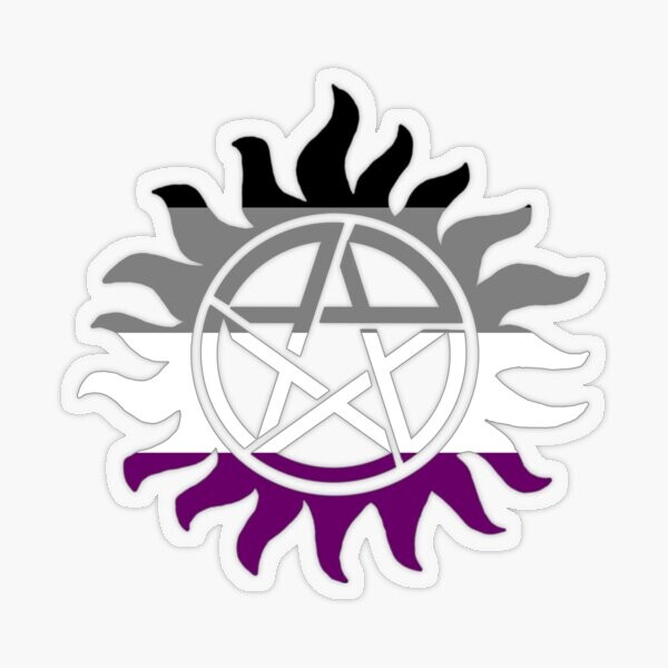 Fierté asexuée SPN | Sticker