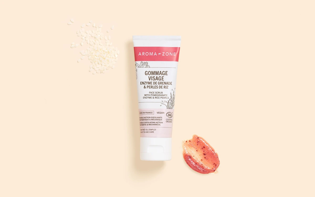 Gommage visage Enzyme de grenade & perles de riz