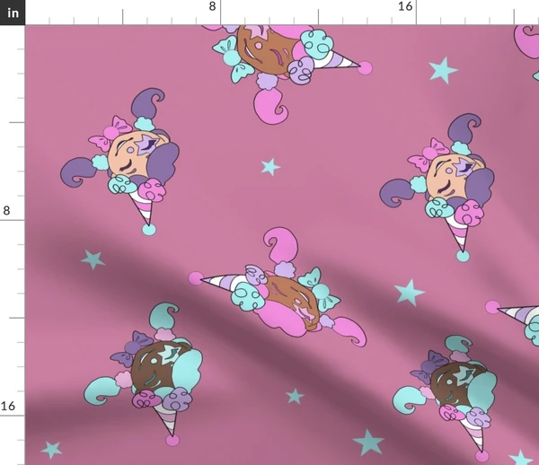 happy clown Fabric | Spoonflower