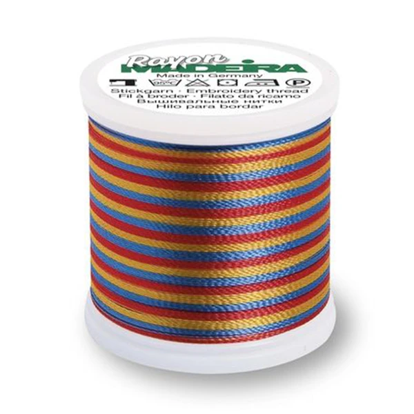 Fil à broder machine de Madeira Rayonne multicolore 200 m