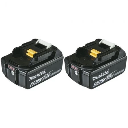 Pack de 2 batteries BL1850B 5 Ah MAKITA