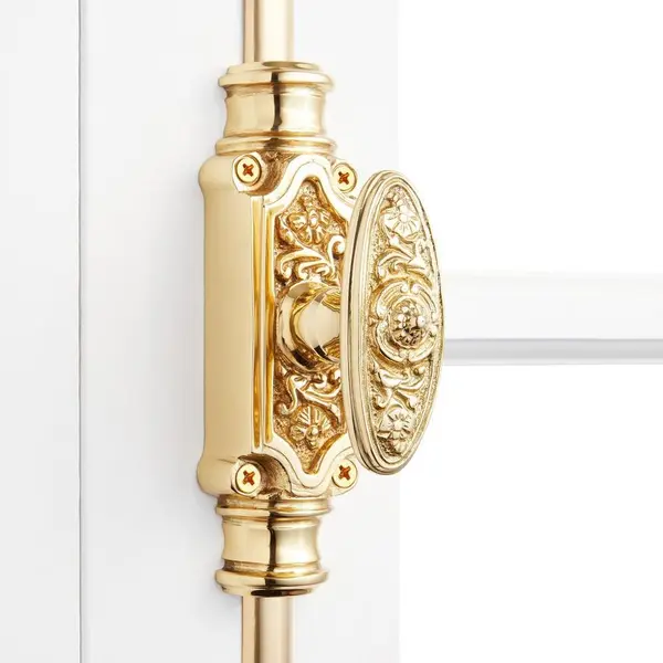 Dalston Brass Door Cremone Bolt | Signature Hardware