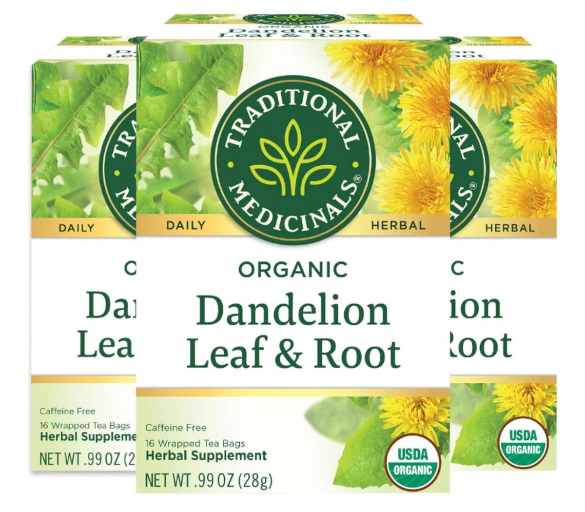 Traditional Medicinals | Organic Dandelion Leaf & Root 