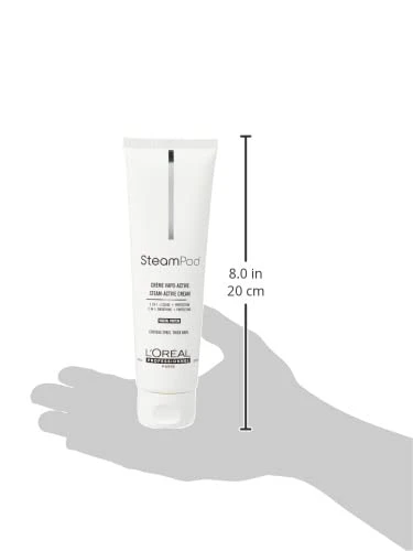Steampod | Crème de Lissage Vapo-Activée pour Cheveux Épais | Double Action : Lissage et Protection | 150 ml | L'Oréal Professionnel