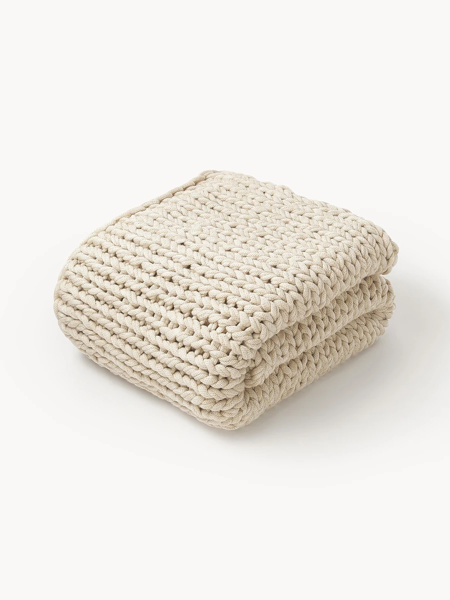 Plaid grosse maille Adyna
