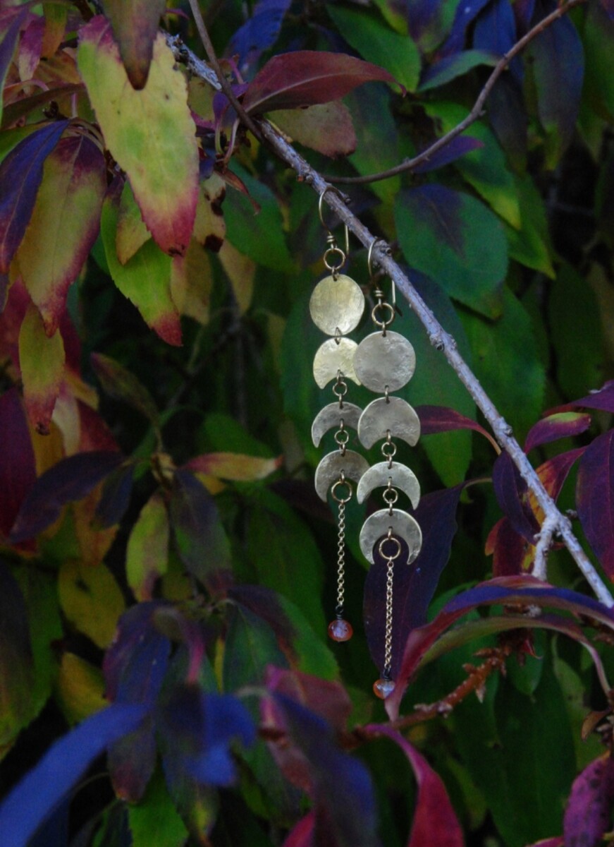Boucles d'oreilles cycle lunaire