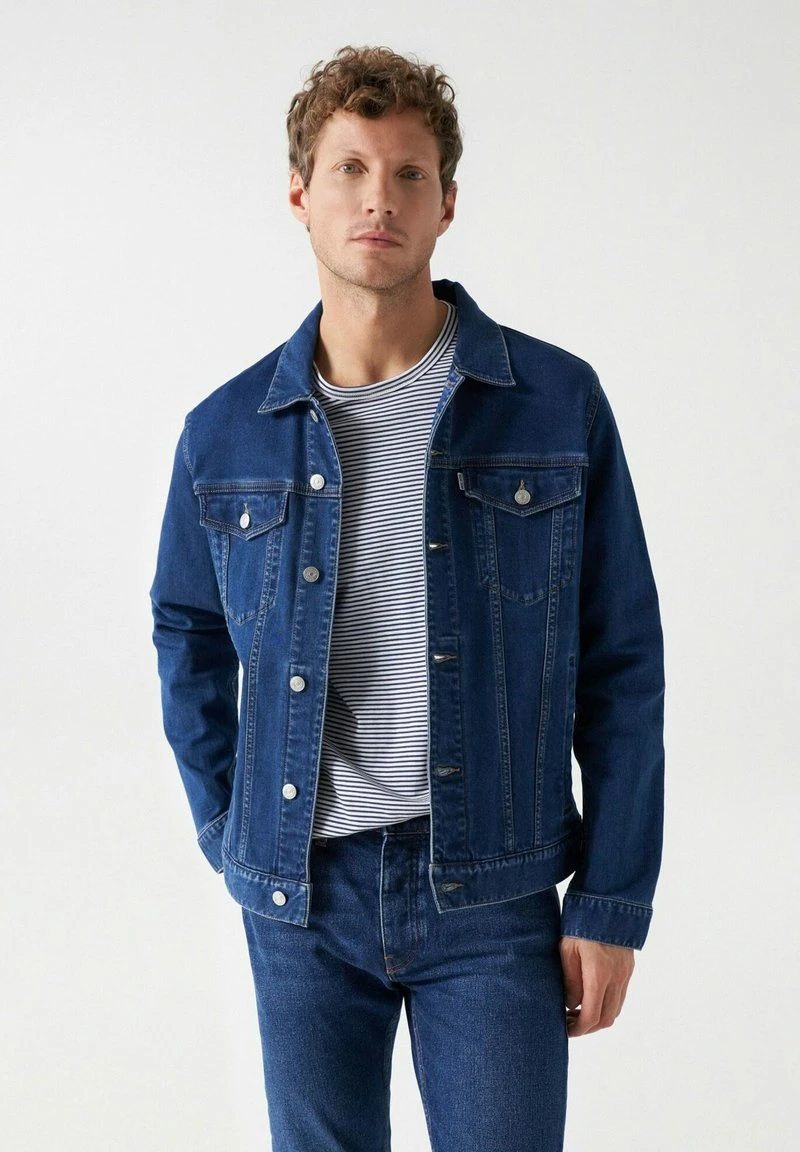 Salsa Jeans REGULAR - Veste en jean - Blue/bleu - ZALANDO.FR
