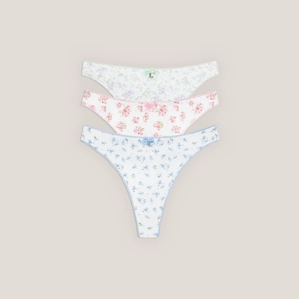 Strings Blossom (Pack de 3) - Motif Floral