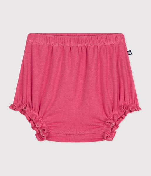 Bloomer bébé en coton uni