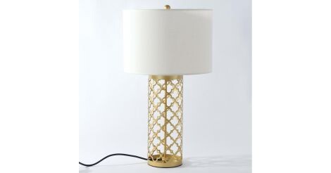 Lampe à Poser en Métal Design "Babel" 60cm Or