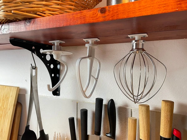 Support KitchenAid pour agitateur plat fouet à crochet de pâte et accessoires support mural