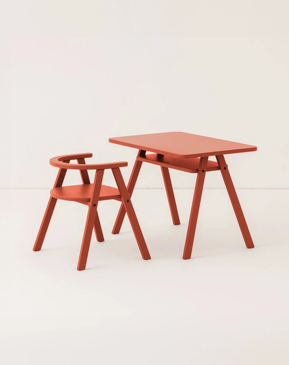 Ensemble bureau enfant avec 1 chaise Growing Green
