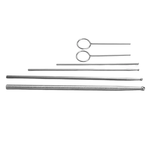 Sonde de Reptile à tête Ronde, kit de sonde de Serpent en Acier Inoxydable avec boîte de Rangement pour sonde de sexage de Serpent