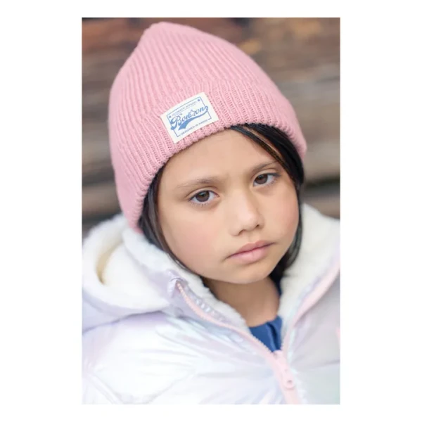 Bonton - Bonnet Myrtille Laine Mérinos - Rose | Smallable