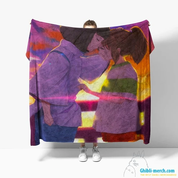 Spirited Away Chihiro Blanket Fleece Super Soft & Warm | Ghibli Merch Store