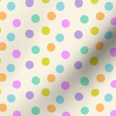 pastel_dots_mini_spots Fabric | Spoonflower
