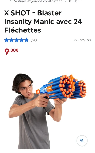 X shot blaster