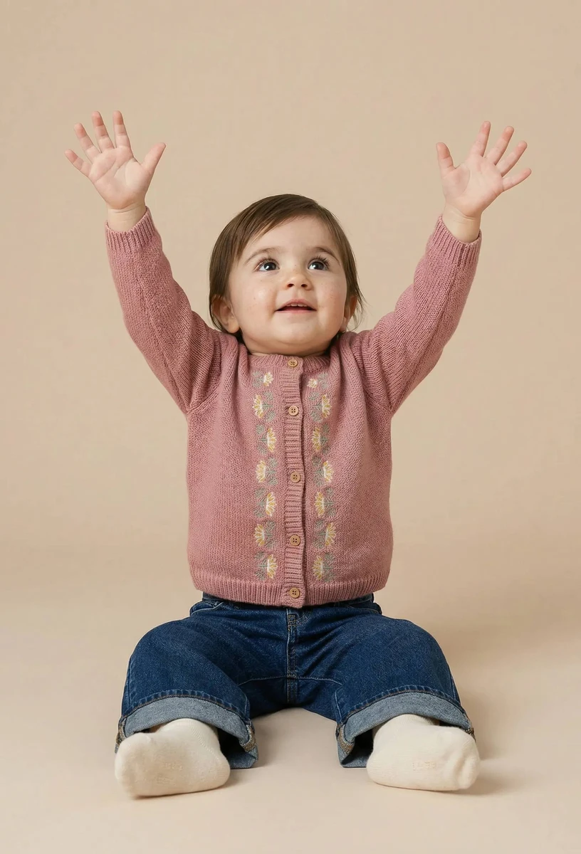 Cardigan tricot fantaisie