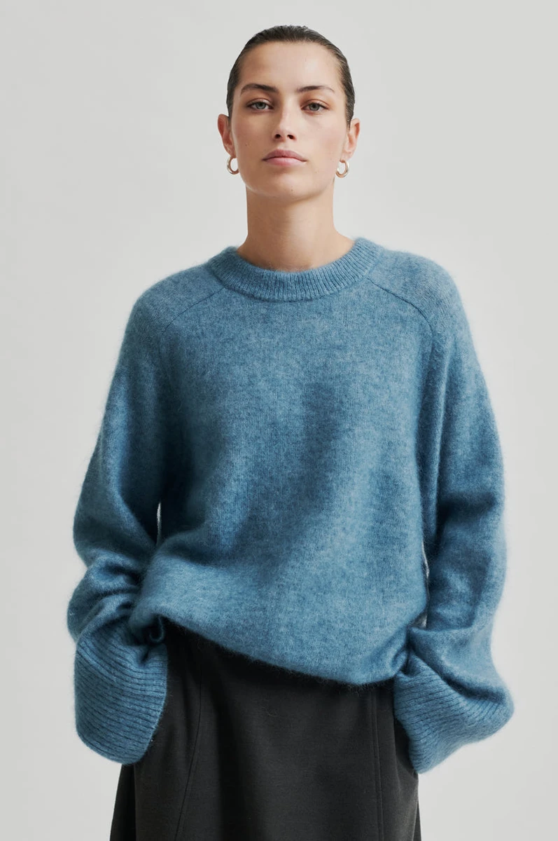 Brookline Knit Raglan O-Neck